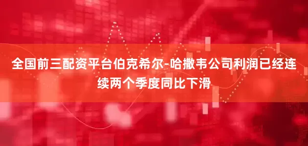 全国前三配资平台伯克希尔-哈撒韦公司利润已经连续两个季度同比下滑